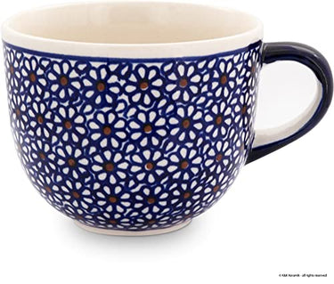 Bunzlauer keramik Milchkaffeetasse (Cappuccino-Tasse), 0.35 Liter Dekor 120 im Sale